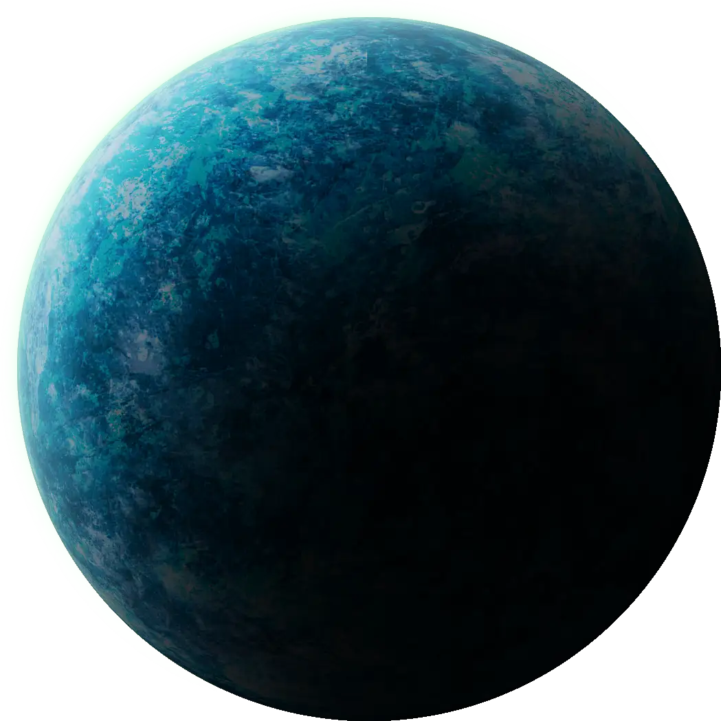 Dark Green Moon | Bold Mesh